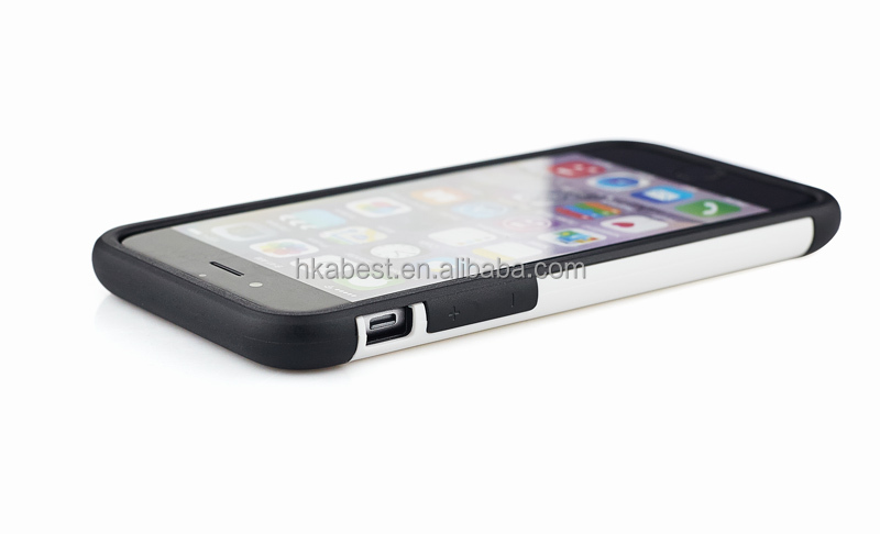 携帯電話のpcシリコンケースは、 iphone6,2イン1スーパーハイブリッド薄いスリムアーマーのためのiphone6ケースシェル問屋・仕入れ・卸・卸売り