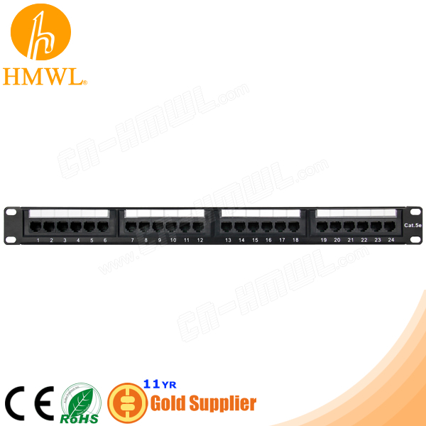 cat5ecat624ポートバックバー付きパッチパネル仕入れ・メーカー・工場