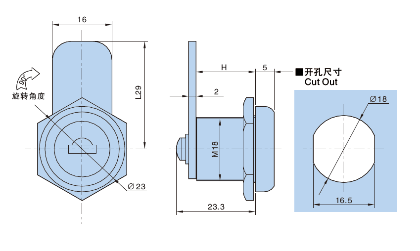 ms403-zinc-alloy-high-voltage-cabinet-cam-locks-door-handle-latch-for