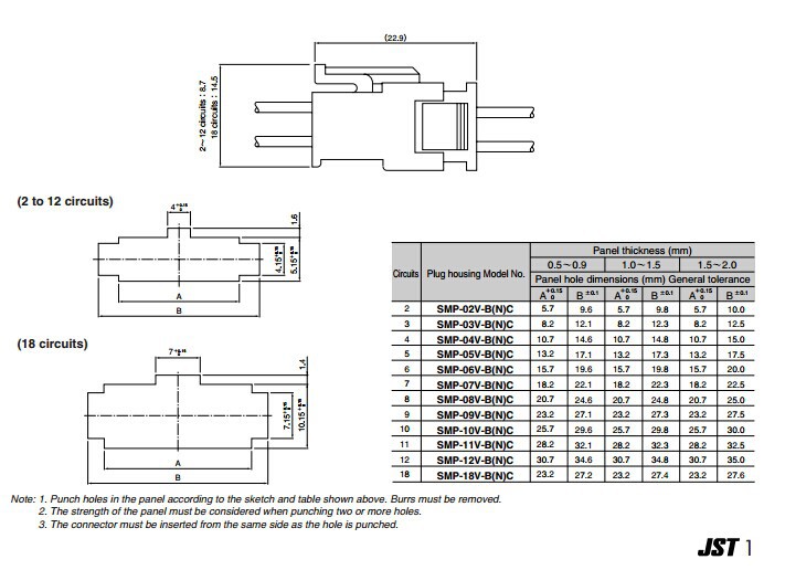 Smp-12v-nc2.5mmピッチ/disconnectable圧着スタイルのワイヤーへ-- ワイヤコネクタ在庫で新しく、 元仕入れ・メーカー・工場