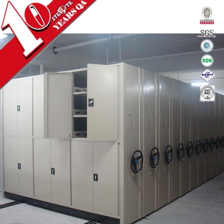 Steelite Mobile Sliding Mass Compact Shelving / File Storage Mobile