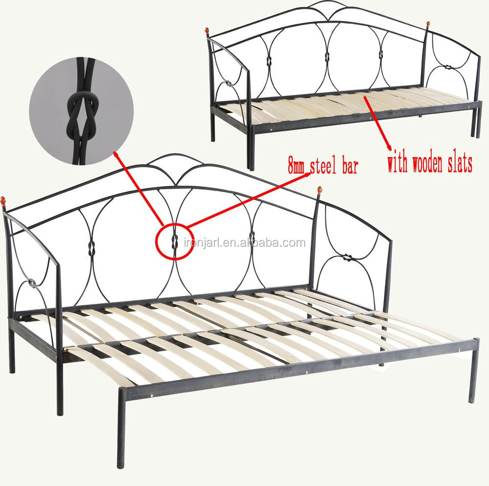 安い折り畳み式の金属直接販売している工場合板のベース付きシングルベッド仕入れ・メーカー・工場