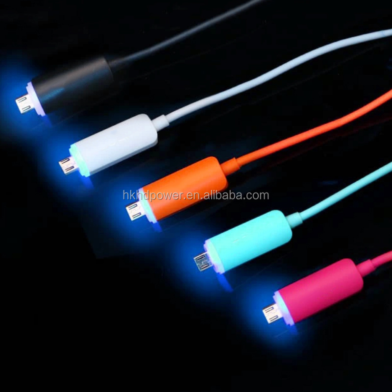 高品質ＭＩＣＲＯＵＳＢデータ・充電ケーブルledライト付き問屋・仕入れ・卸・卸売り