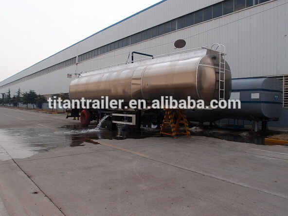 carbon steel fuel tank lorry trailer