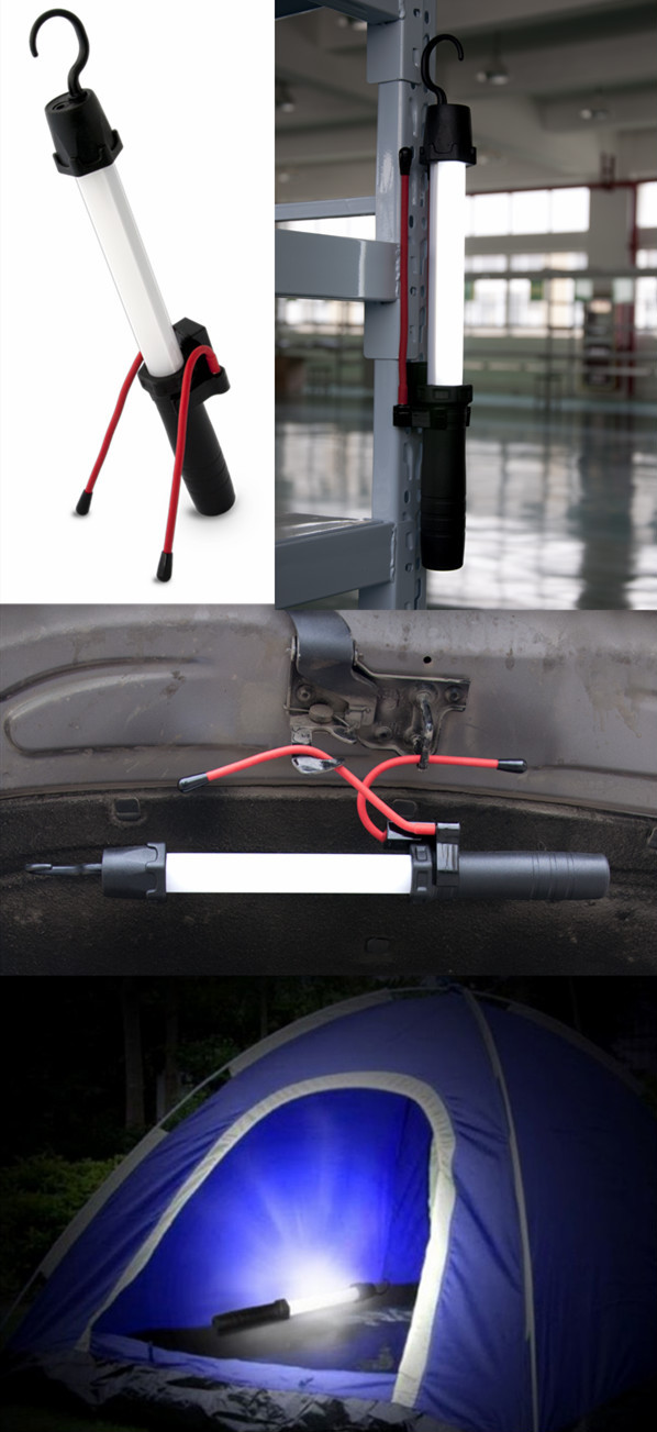 新しい簡単ポータブルled防水ライト単一のストライプcob ledライトledキャンプランタン充電式ランプ仕入れ・メーカー・工場
