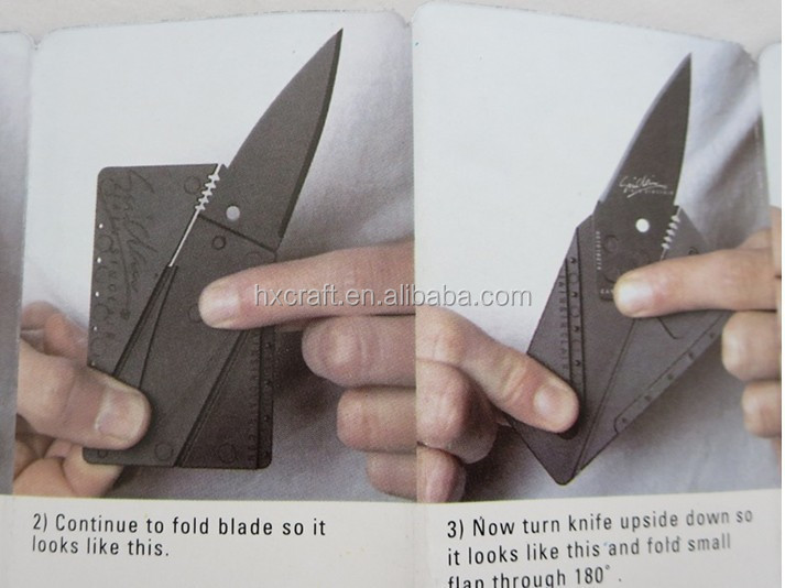 シンクレアiaincardsharp2オーセンティックを持つフォールディングナイフのクレジットカードサイズのシリアル番号が記載された黒刃問屋・仕入れ・卸・卸売り