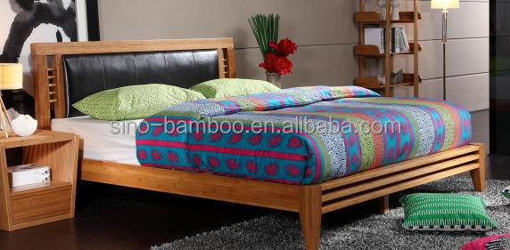 熱い販売の新しいスタイルのための寝室の家具竹のクイーンサイズベッド仕入れ・メーカー・工場