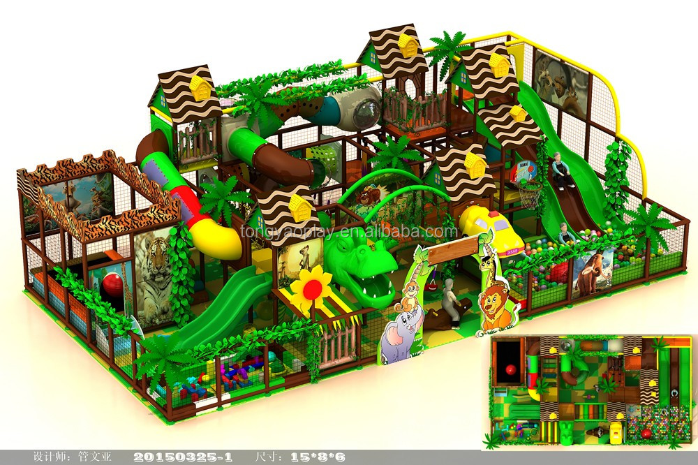 2016 nuevo diseño comercial niños juguete del patio interior del ...