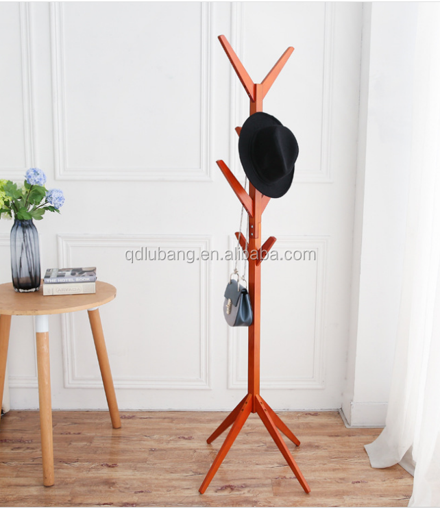 New Design Wooden Entryway Rack with Coat Clothes Hall Tree Stands - China  Wooden Furniture, Home Furniture