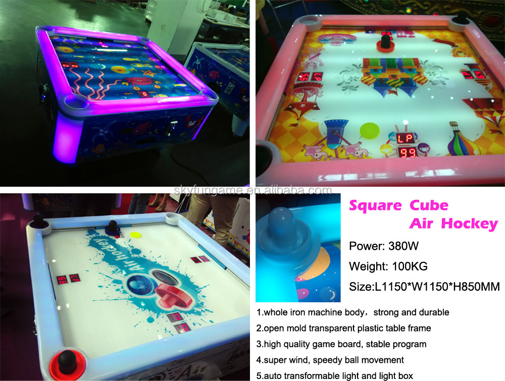 コイン式ミニエアホッケーゲームアミューズメントエアホッケーゲームで強風仕入れ・メーカー・工場