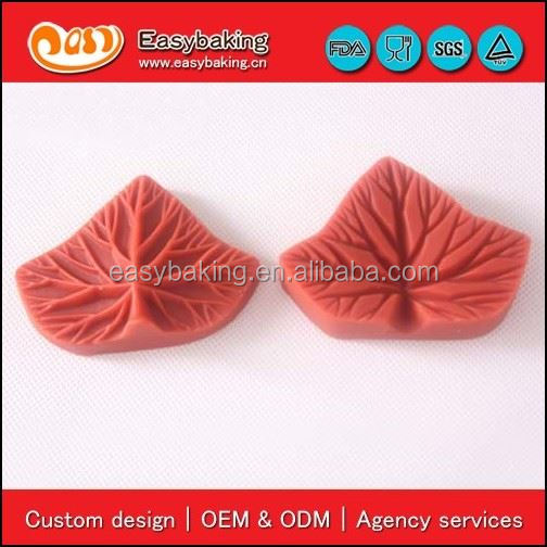 New arrival silicone maple leaf fondant cake decoration leaf