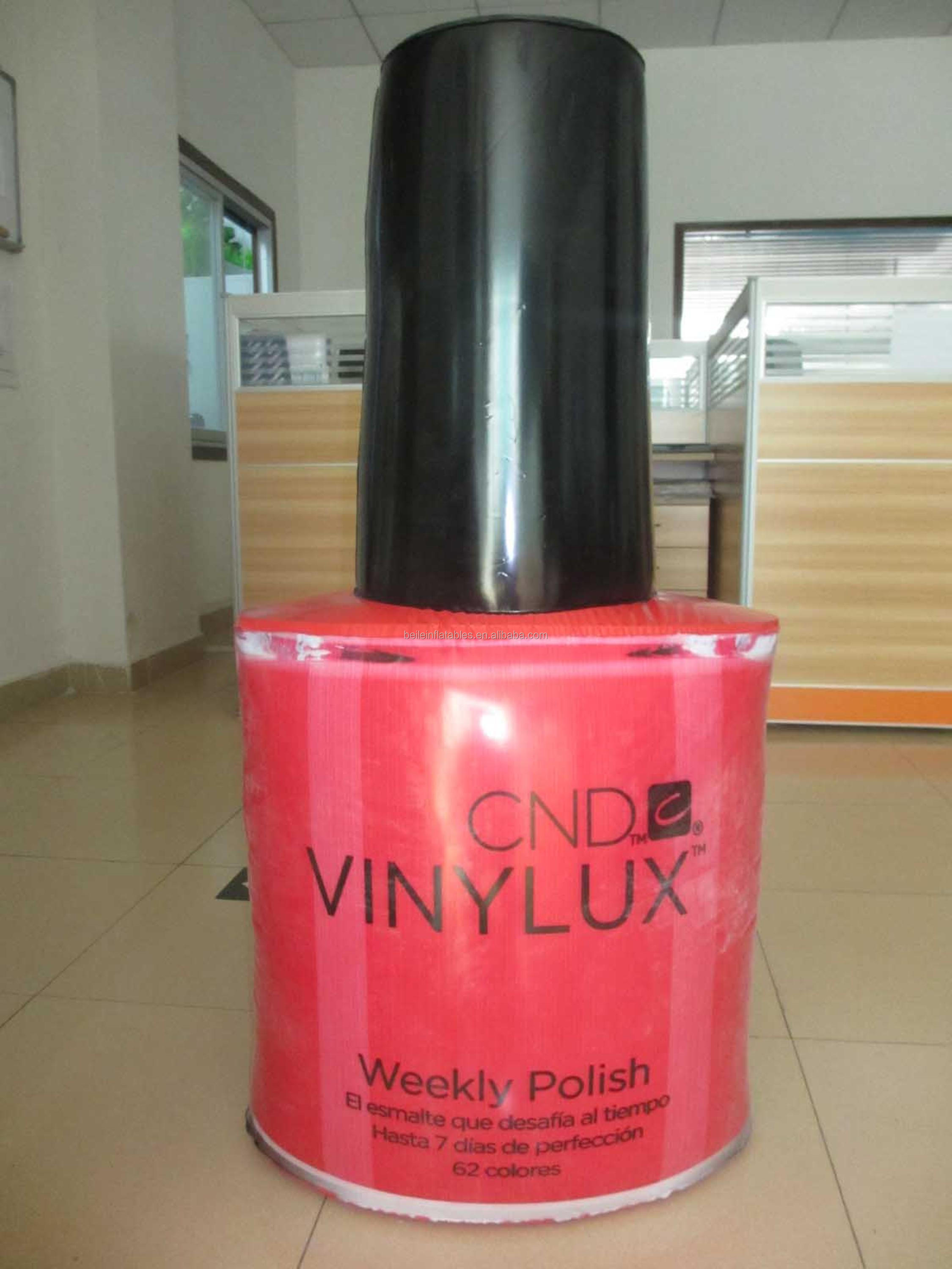 Pvc Custom Made Inflatable Nail Polish Bottle Design Buy Custom Nail Polish Bottle,Nail Polish