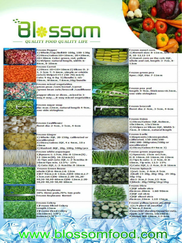 Top quality frozen green asparagus cut new crop green asparagus spear