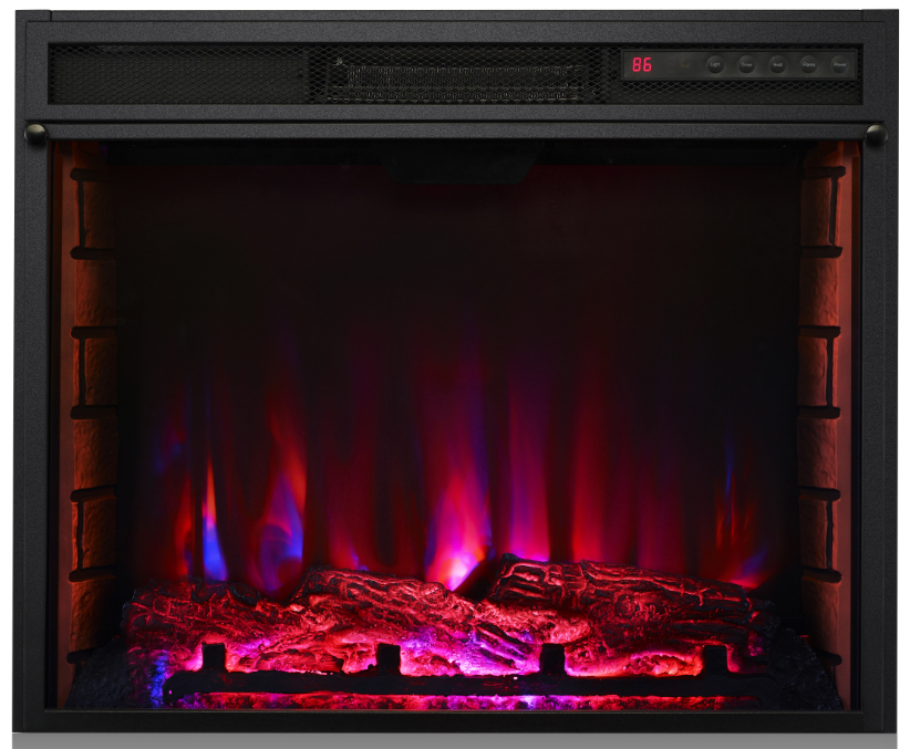 remote control decor flame electric fireplace
