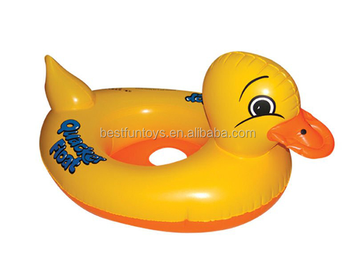 Custom Made Inflatable Duck Float Plastic Floating Pool Duck Buoy