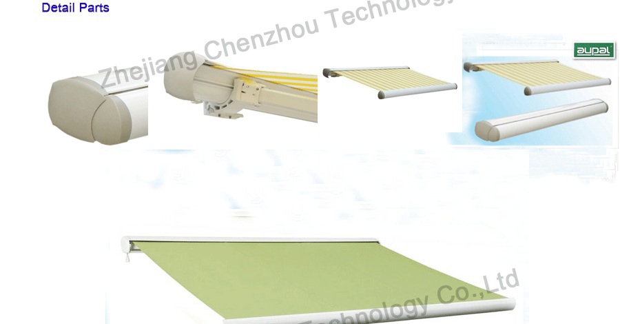 3×2.5メートル、 フルカセットオーニング、 リモコン、 販売のための使用されるアルミの日よけczcf- 5030g22仕入れ・メーカー・工場