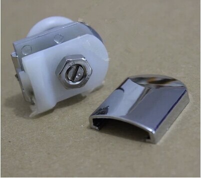 Description Picture 6 of itemshower room accessories Shower room wheels spring wheel curved glass door swing round circarc bathroom sliding door pulley