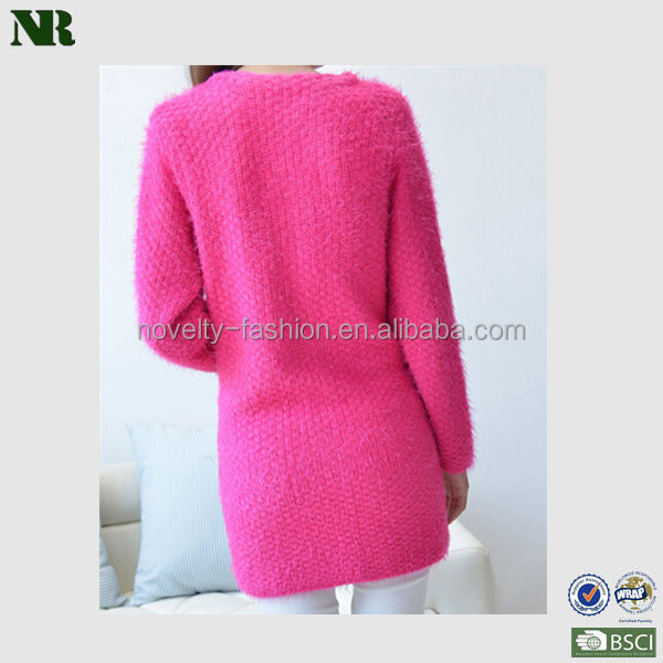 ミディアムスタイルの女性のカシミヤ、 カーディガンのセーター、 長い- 長袖純粋な女性のセーターを編む問屋・仕入れ・卸・卸売り