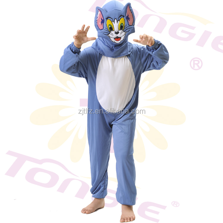 卸売短いフロス猫コスプレ動物の販売のためのカスタムのマスコットの衣裳仕入れ・メーカー・工場