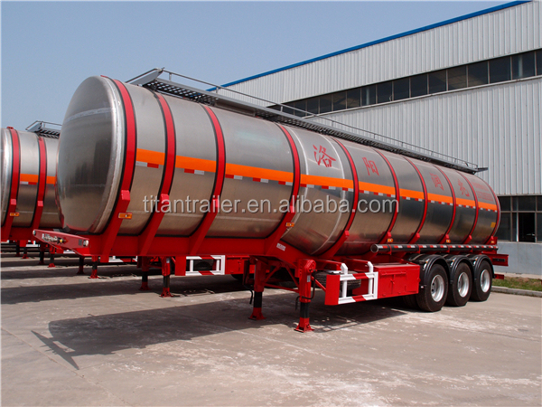 Aluminum alloy fuel tank semi trailer,alloy round fuel tank