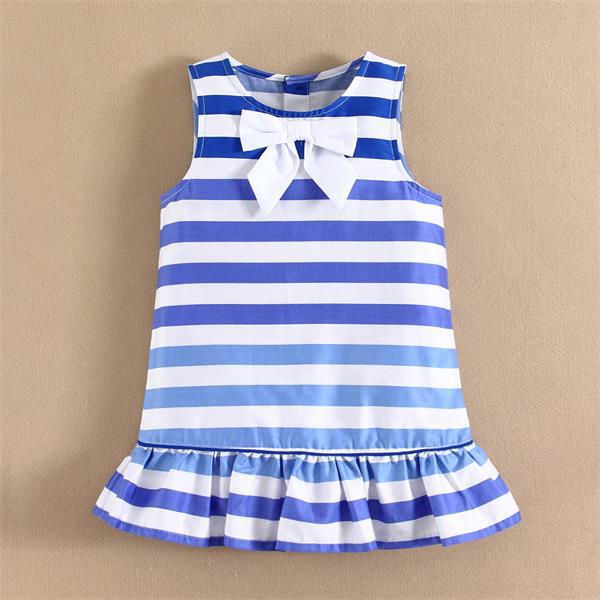 夏のドレスデザインストリップママとバブファッションシンプルなための美しいドレス乳児と幼児の女の子の仕入れ・メーカー・工場