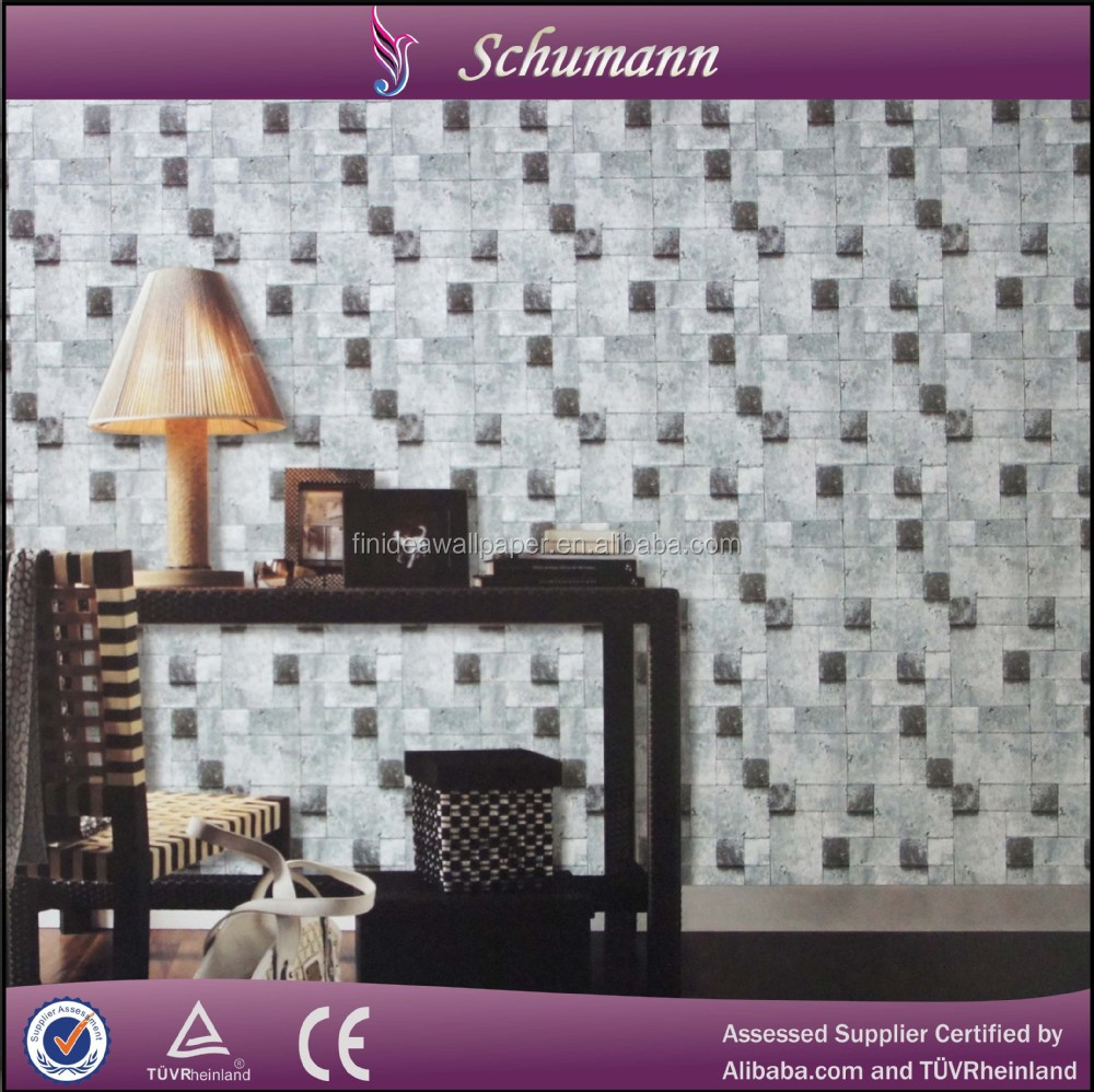 Landelijke stijl en warm gevoel non woven behang materiaal voor ...