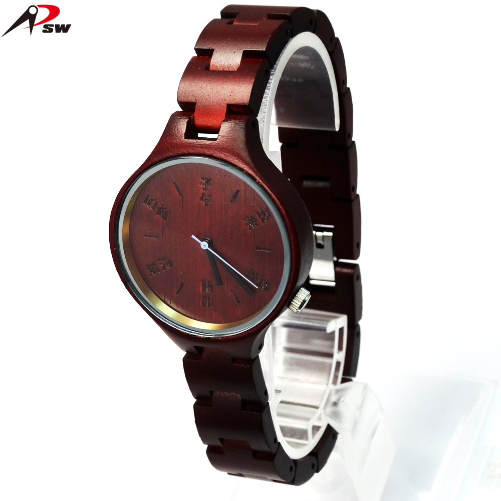 New design bamboo wood watch color optional Miyota 2035 movementt watches