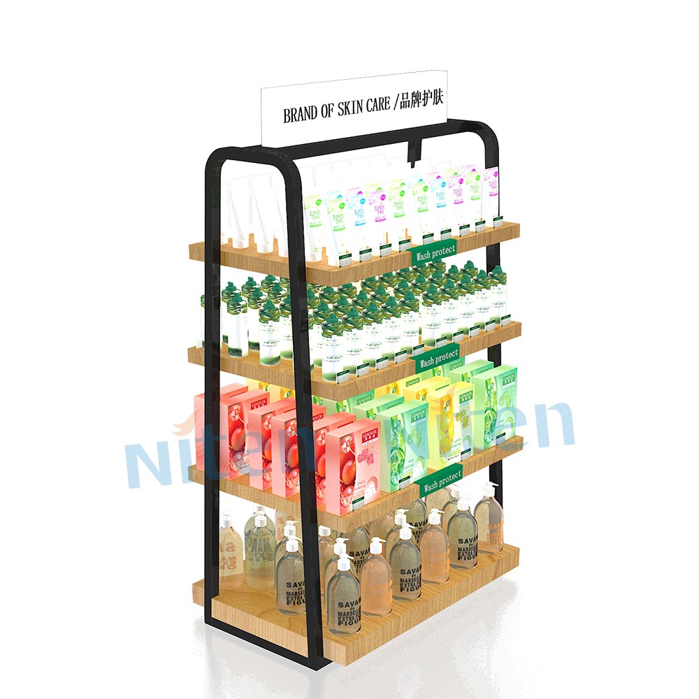 Cosmetics Shop Body Care Skin Care Products Display Stand