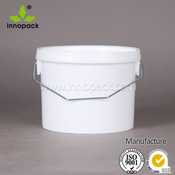 metal handle 2.5l paint bucket small