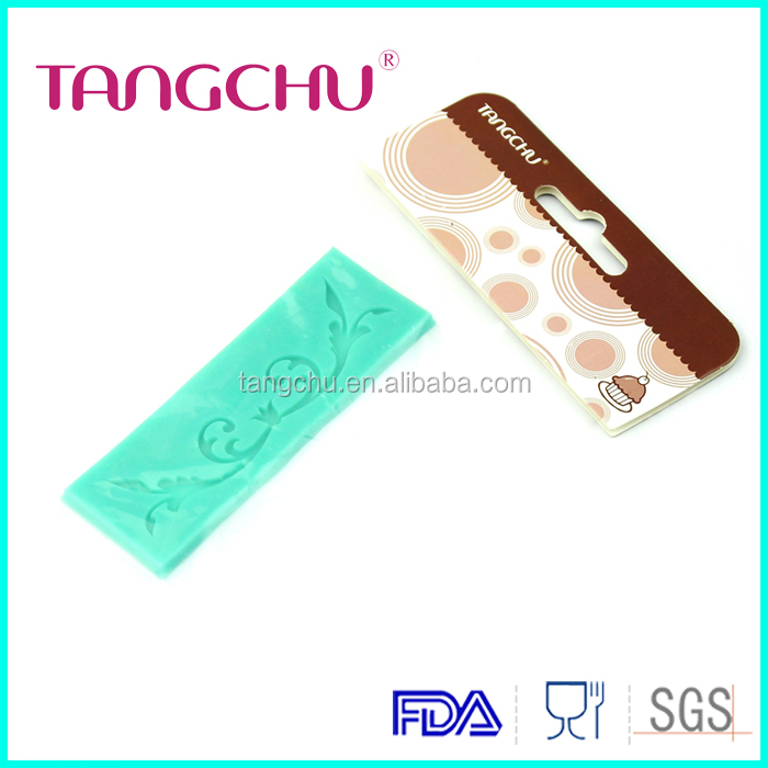 Rectangular lace fondant mould cake tools silicone molds cake decoration