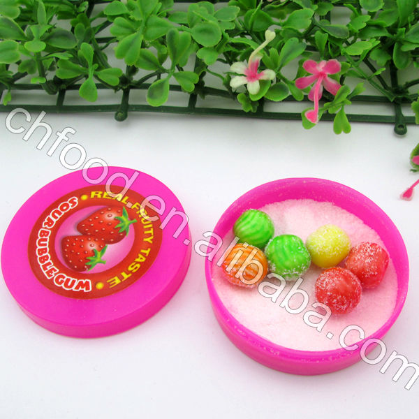 2014 Sour Bubble Gum,Sour Powder With Bubble Gum