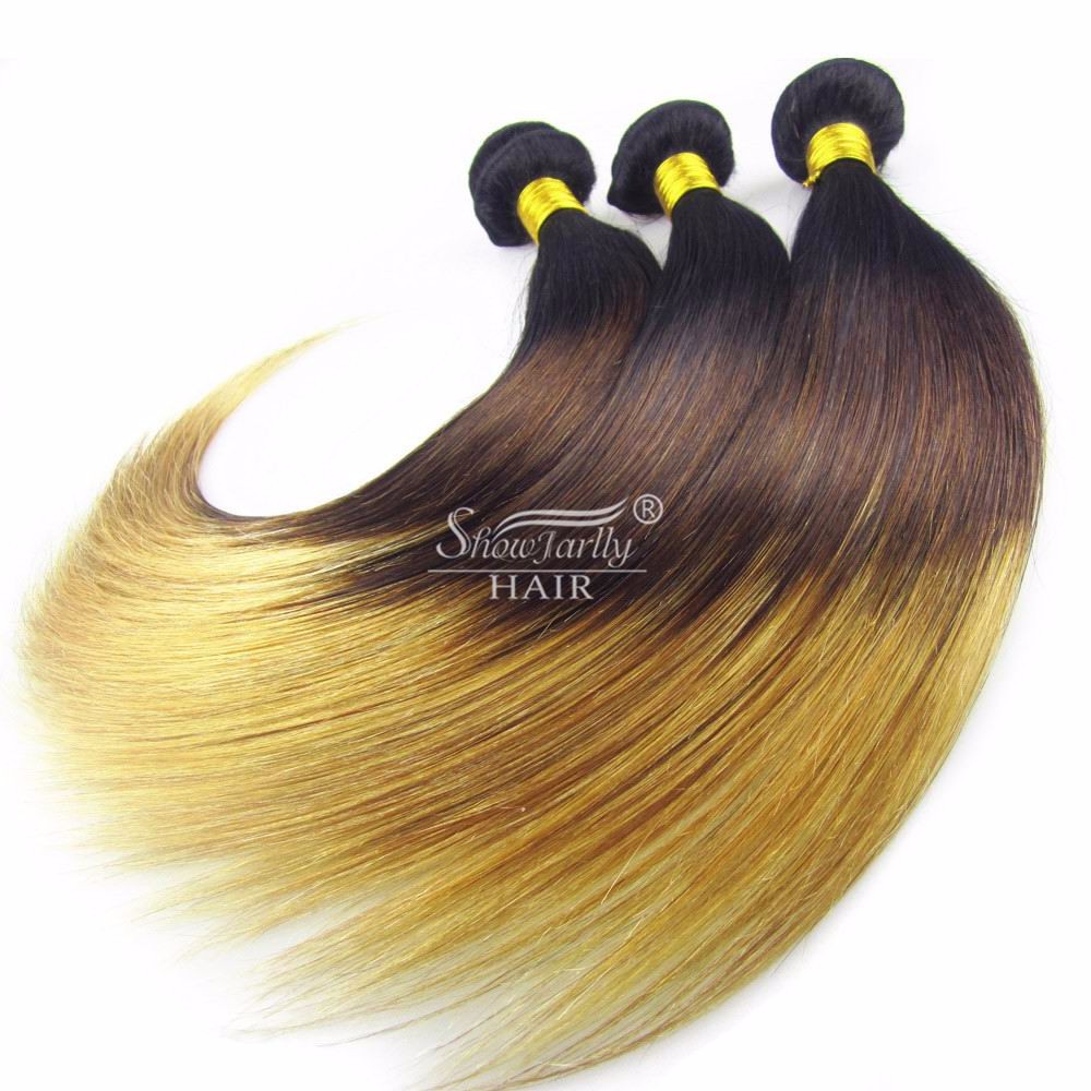 7a Grade Virgin Asian Hair Weave Bulk Hair Piece Ombre And Pure