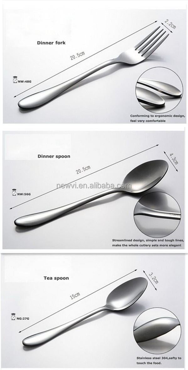 western cute stainless steel corn starch flatware for kitchen