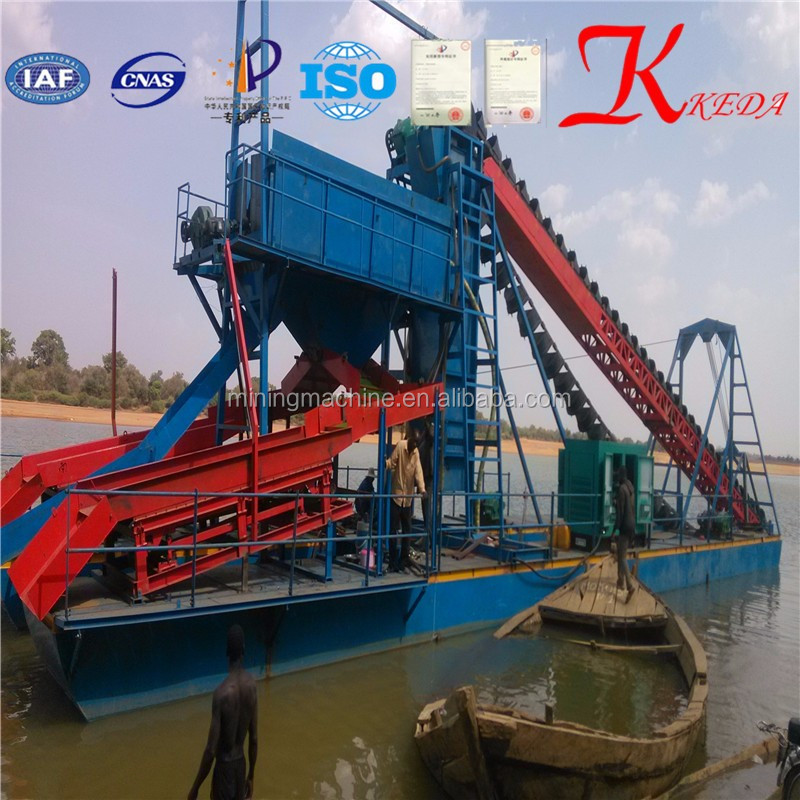 Quality realiable chain buckets gold dredger