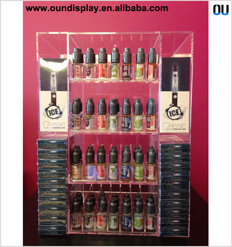 Counter Top Acrylic Eliquid Display Plexiglass Atmos Vaporizer E