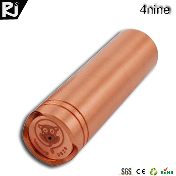 New Arrival ecig mod 4nine 26650 mod,copper and brass 4nine mod in stock