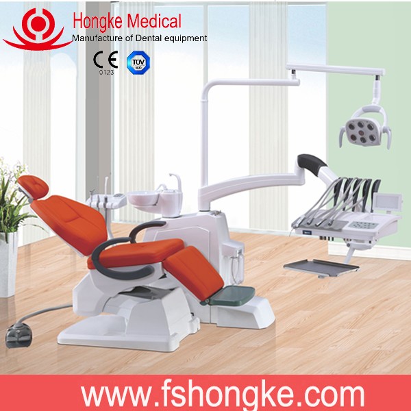 Ce/iso Approved Hongke Top Mounted Dental Chair/integral Dental Unit