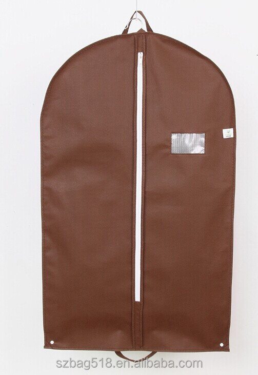 安い旅行のファブリック折り畳み式不織布ガーメントバッグ卸売/不織布スーツカバー仕入れ・メーカー・工場
