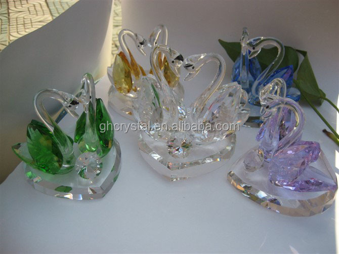 エレガントな水晶結婚祝い水晶家の装飾のギフトクリスタルスワン仕入れ・メーカー・工場
