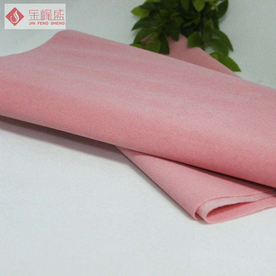 Fashionable Flocked Velvet Fabric For Jewelry Box Lining / Oem Flocking