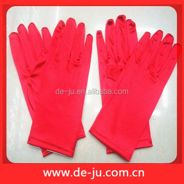 カラフルな装飾式典手袋hotsaleウェディンググローブサテンの手袋仕入れ・メーカー・工場