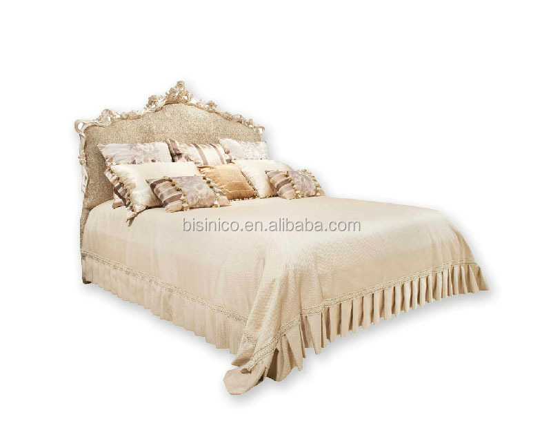 Muebles de dormitorio de estilo italiano de lujo hoja de oro ...