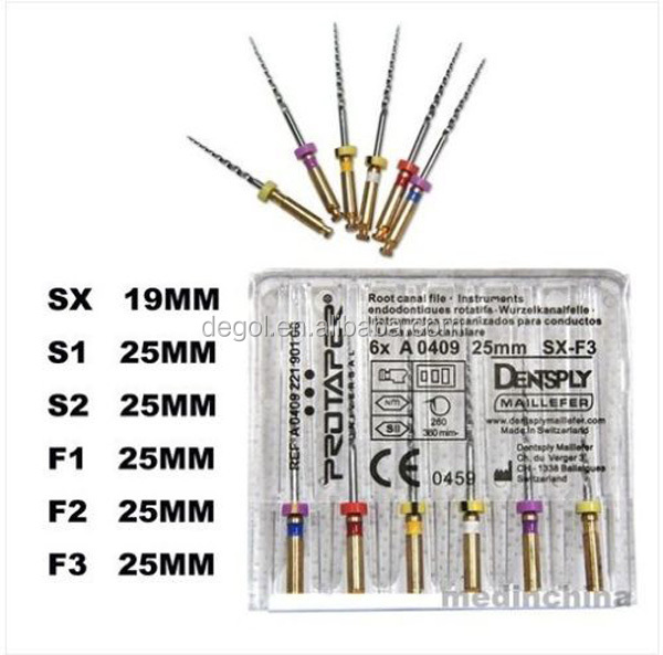 熱い販売の歯科ファイルdensply/densplyprotaperファイル仕入れ・メーカー・工場