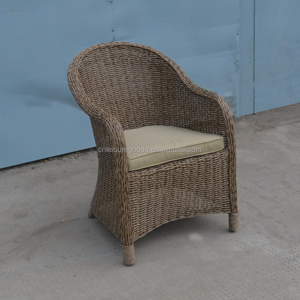 Restaurant Outdoor Round Wicker Rattan Dining Chair Garden Chairs