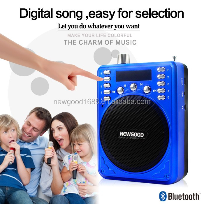 2016新しいタイプ中国深セン10ワットbluetoothポータブルスピーカーfmラジオ、音声アンプと音声録音機能仕入れ・メーカー・工場