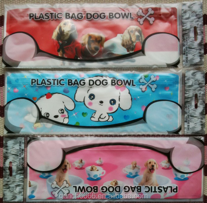 使い捨てのプラスチック製のポータブル安いペットボウル、 ペット旅行ボウル問屋・仕入れ・卸・卸売り
