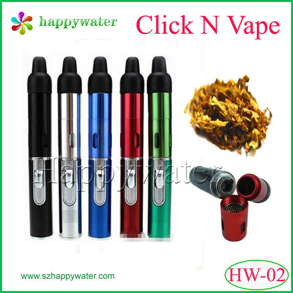 burn dry herb Click n Vape refill the gas