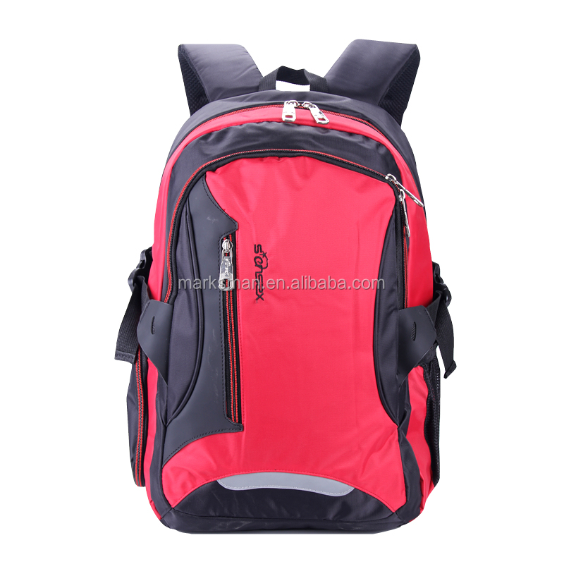学校のバッグのバックパックスポーツバッグ2015packbagポリスターカラフルなファブリックバックパック仕入れ・メーカー・工場
