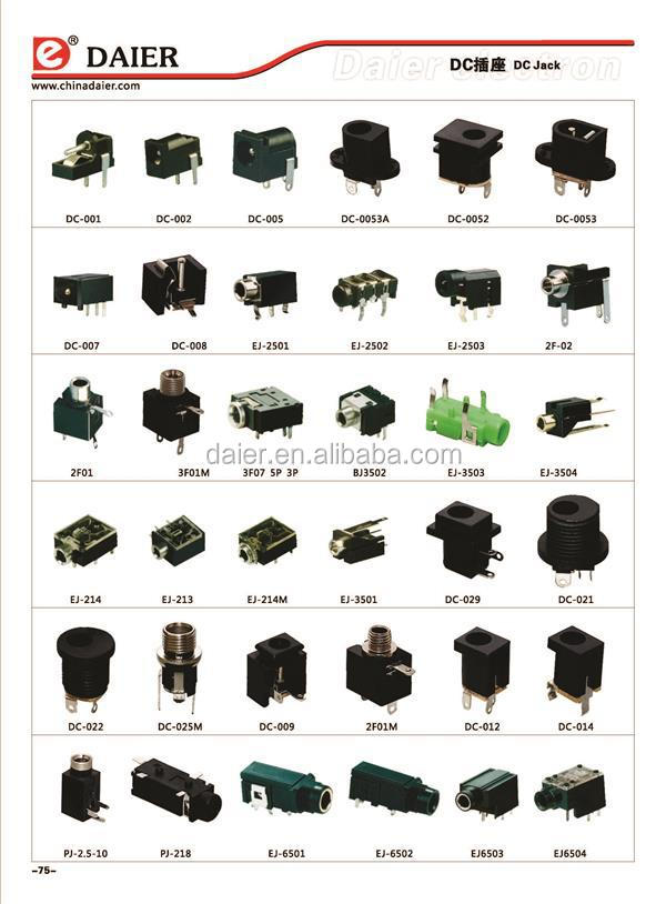 Dcソケット2.55.5/dc電源ジャック仕入れ・メーカー・工場