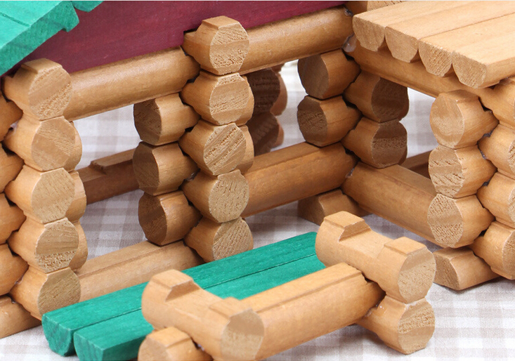 90 grano de cabaña bosque de madera de lincoln house niños ... Creativo cabaña Tela